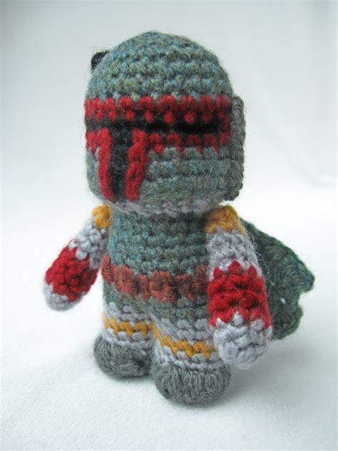 Lucyravenscar Crochet Creatures Boba Fett Mini Amigurumi