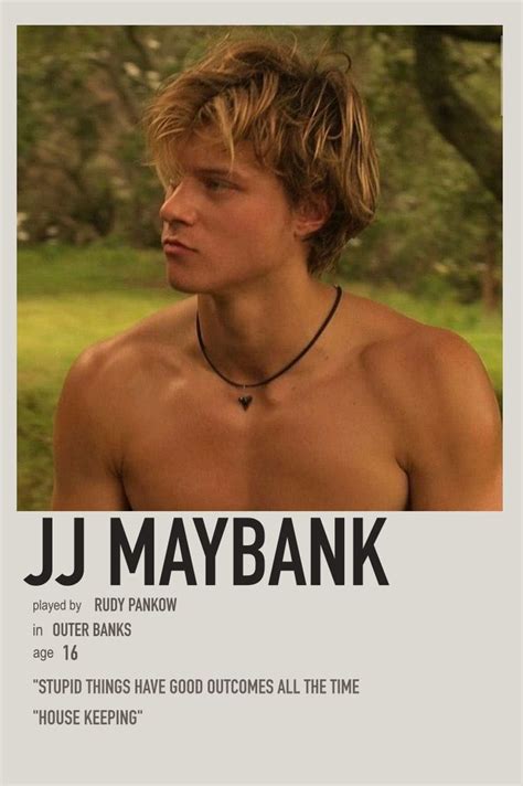 Jj Maybank Outer Banks Outer Film Posters Minimalist