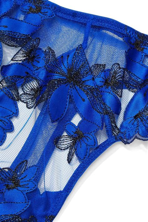 buy victoria s secret floral embroidery thong panty from the victoria s secret uk online shop