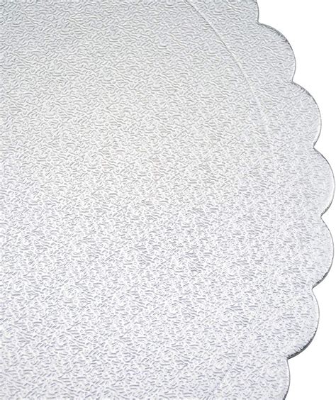 Tebery 15 Pack Round Cake Boards 10 Inch Premium Silver Cake Circles