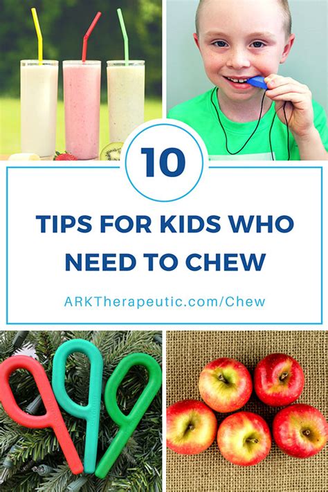 10 Tips For Kids Who Need To Chew An Oral Sensory Diet Ark Therapeutic