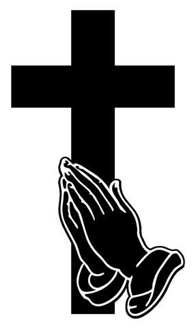 Praying Hands With Cross Clipart Clip Art Library