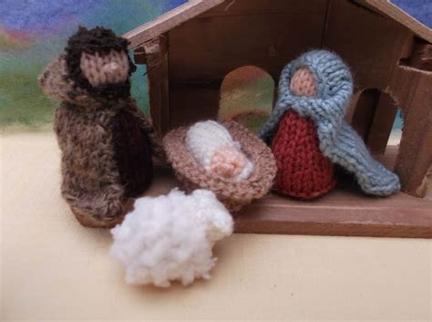 Mini Nativity Set Knitting Pattern Pdf Etsy