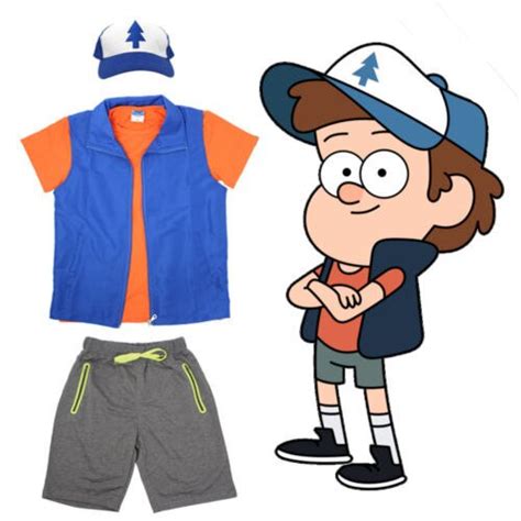 Ohcomics Anime Gravity Falls Dipper Pines Suit Hatt Shitwaistcoat