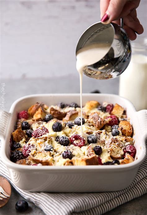Mixed Berry Overnight Croissant Breakfast Bake The