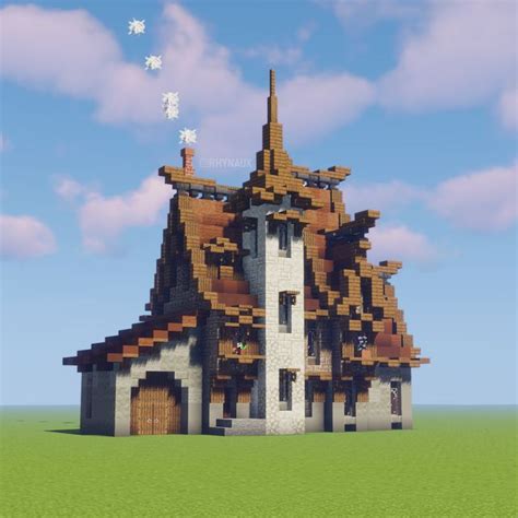 Medieval Manor Minecraftbuilds In 2021 Minecraft