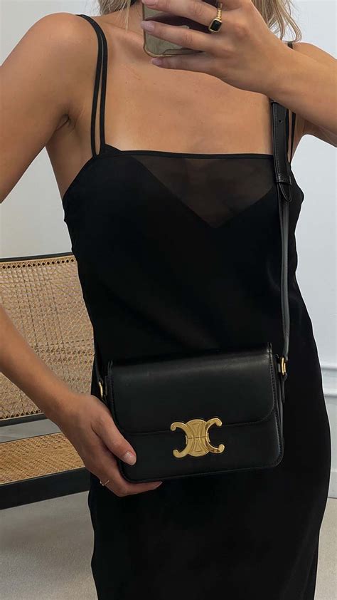 Celine Triomphe Bag Review What It Fits How To Wear It