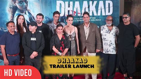 Unedited Dhaakad Trailer Launch Kangana Ranaut Arjun Rampal Divya