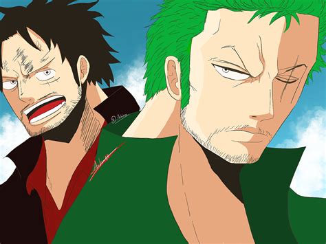 Luffy And Zoro Older Ronepiece