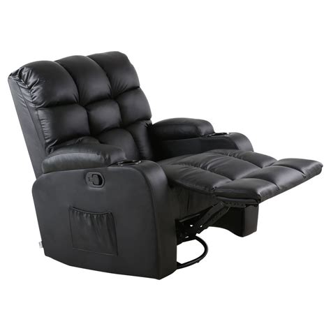 Looking for a recliner chair with all the right moves? REGAL LEATHER RECLINER CHAIR ROCKING MASSAGE SWIVEL HEATED ...