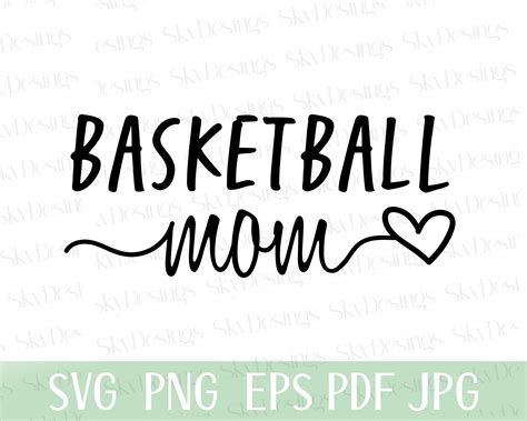 Basketball Mom Svg Sports Svg Small Businesses Exchange Digital