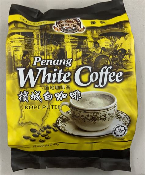 Coffee Tree Penang White Coffee 40g X 15 Sachets 600g Everspring