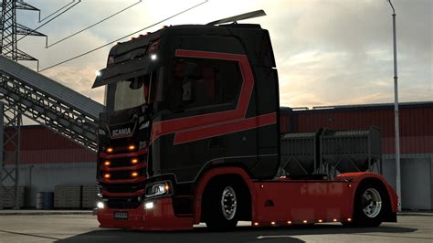 Ets2 Scania S Black Skin V10 140x Euro Truck Simulator 2