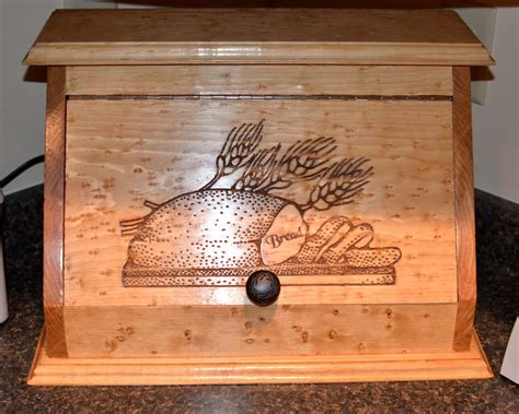 Mother's day special, the bread box about. Breadbox of Birds eye Pine - by Blackbear @ LumberJocks.com ~ woodworking community