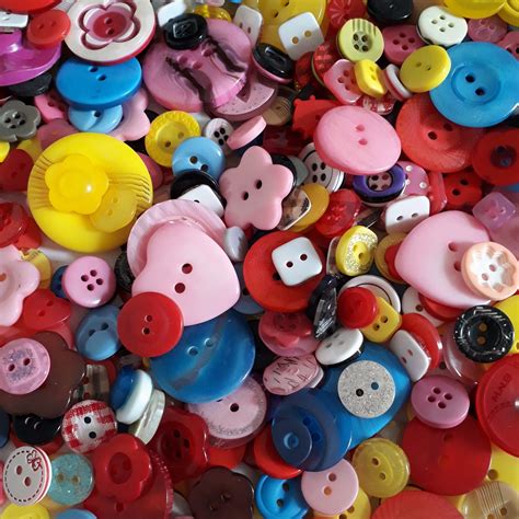 Assorted Buttons Buttons For Children Craft Buttons Etsy
