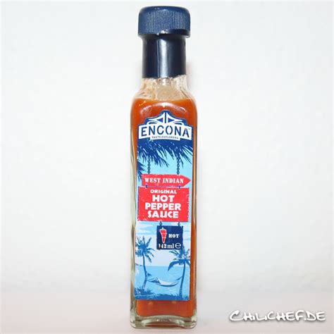 Encona West Indian Hot Pepper Sauce Chilichef