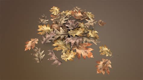 Dead Autumn Leaves Buy Royalty Free 3d Model By Automeduse D3ad690