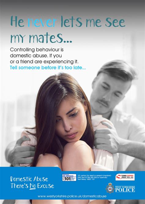 Controlling Behaviour Is Domestic Abuse West Yorkshire Police