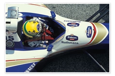 Ayrton Senna Williams Fw16 Renault Imola 1994 Print By Motorsport