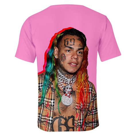 Hip Hop Rapper 69 6ix9ine Tekashi69 3d Printed T Shirt Women Men Summer