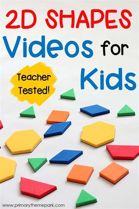 What to buy for kindergarten. 2D Shape Videos for Kindergarten | Kindergarten math ...