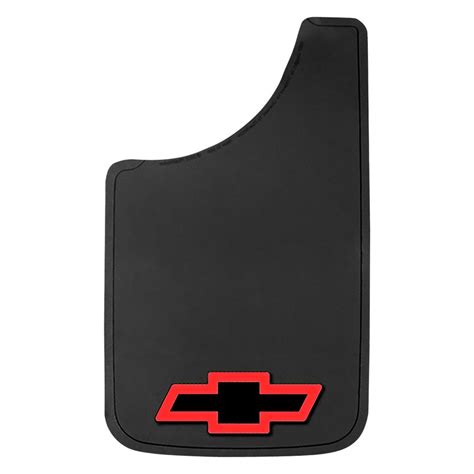 Plasticolor 000512r01 Easy Fit Mud Flaps With Red Chevy Logo Ebay