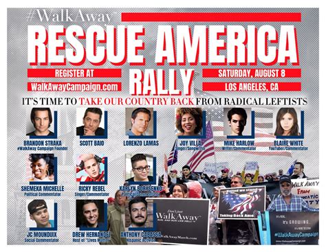 2020 walkaway campaign rescue america rallies