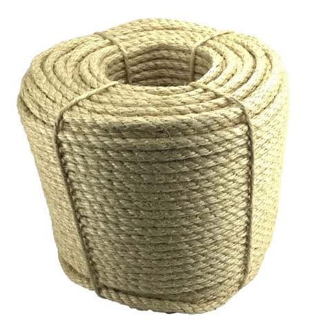 10mm Natural Sisal Rope 220 Metre Coil Ropeservices Uk