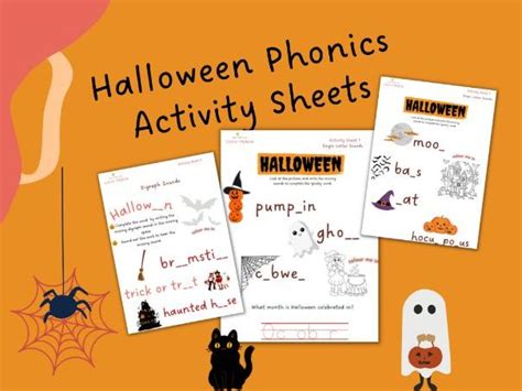 Halloween Phonics Fun Activities Teaching Resources