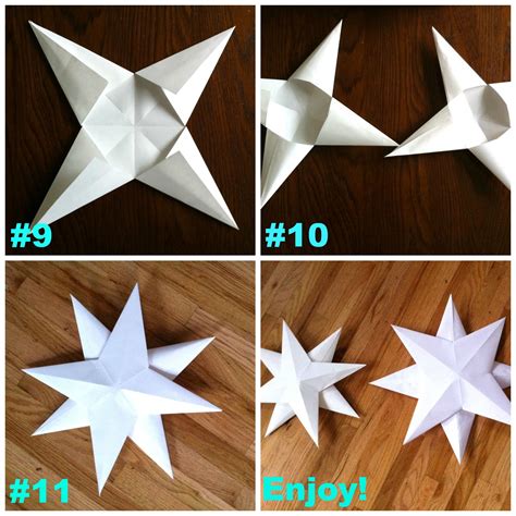 Easy 3d Paper Star Tutorial 3d Paper Star Paper Stars Paper Crafts Diy