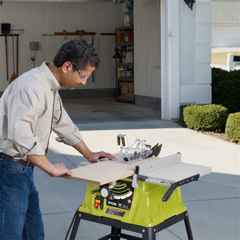 Ryobi 15 Amp 10 In Table Saw Rts10g The Home Depot