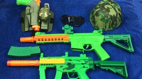 Battle Toys Box Of Toys Army Toy Guns Camo Youtube
