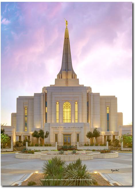 Buy Latter Day Strengths Gilbert Arizona Lds Temple With A Peaceful