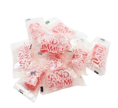 Land Of The Gummies Individually Wrapped Red Gummy Bears