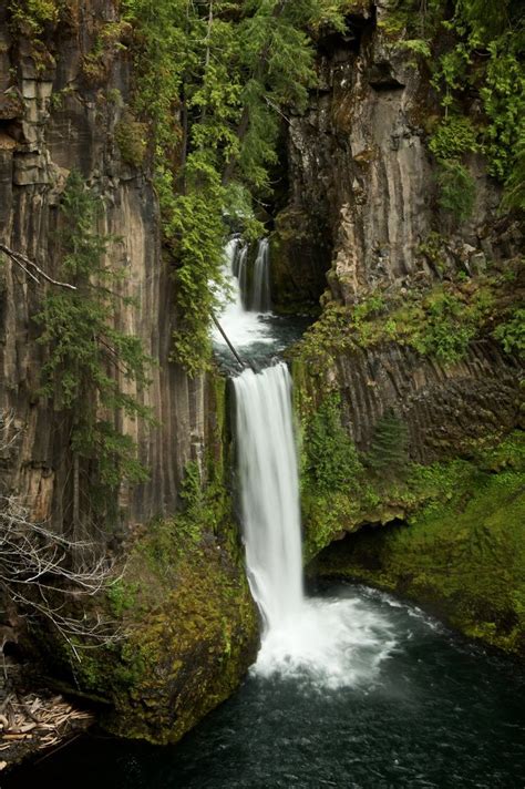 Clearwater Falls Oregon Cascadas Maravillas Naturales Paisajes