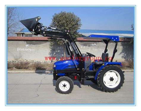 China Mini Compact Garden Tractors Fit With 4in1 Front End Loader