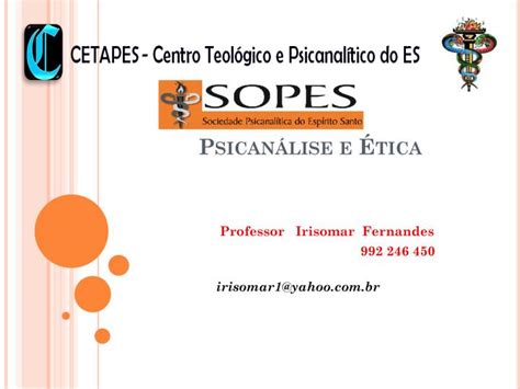 PPT Psicanálise e Ética PowerPoint Presentation free download ID
