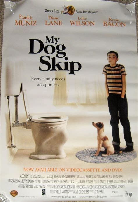 My Dog Skip Movie Poster Frankie Muniz Kevin Bacon Diane Lane Luke