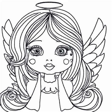 Carinha De Anjo Desenhos Para Imprimir E Colorir Que Encantam A Todos