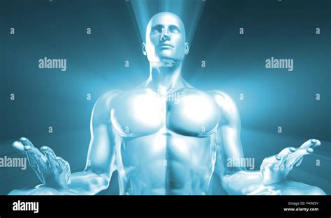 Spiritual Healing with Traditional Wellness Techniques as Concept Stock