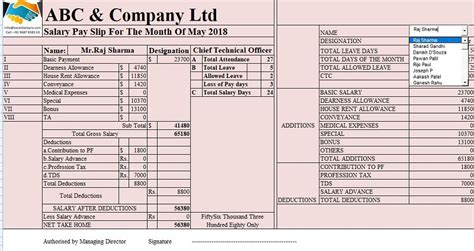 Download Salary Sheet Excel Template Exceldatapro Riset