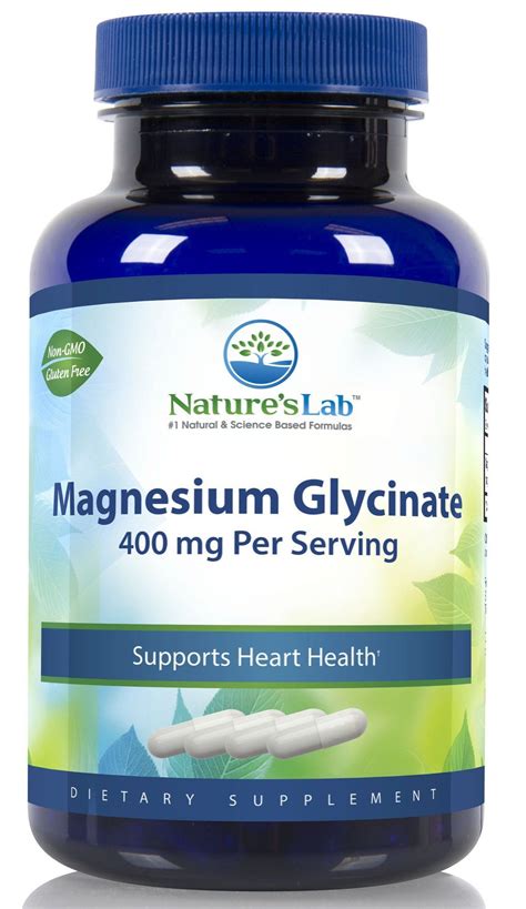 Nature S Lab Magnesium Glycinate Capsules Magnesium Glycinate