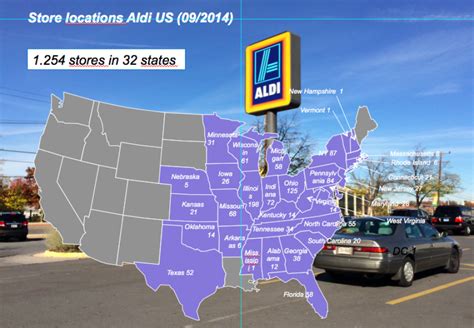 How To Find Aldi In The United States Aldi United States Map