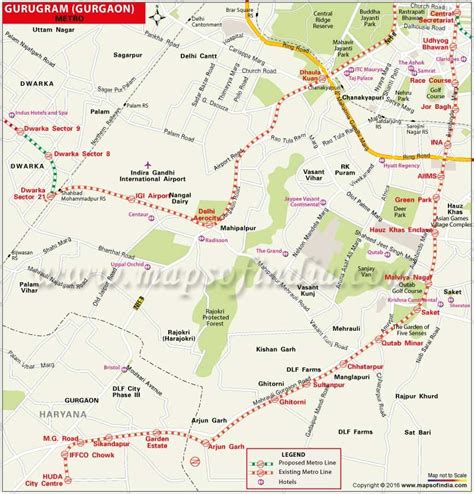 Have A Look At Gurgaon Metro Map Metro Map Metro Station Gurgaon