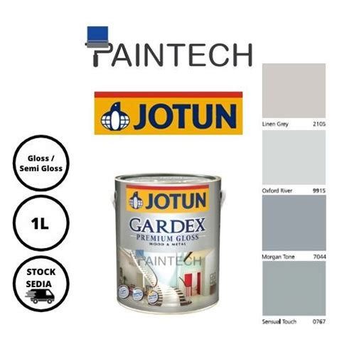 Jotun Gardex Premium Gloss Semi Gloss Wood And Metal Grey Pain 1l Cat