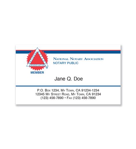 Notaries preside over some of people's most solemn, important and joyous moments. Notary Public Business Cards | NNA