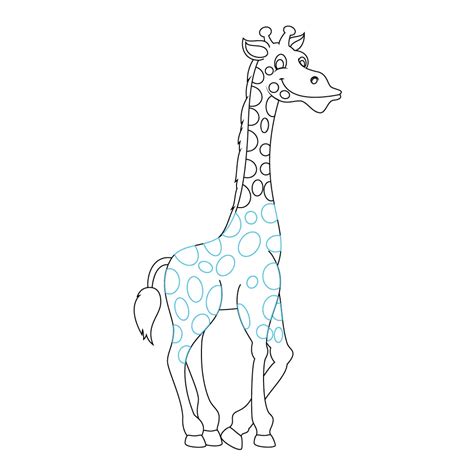How To Draw A Giraffe Step By Step