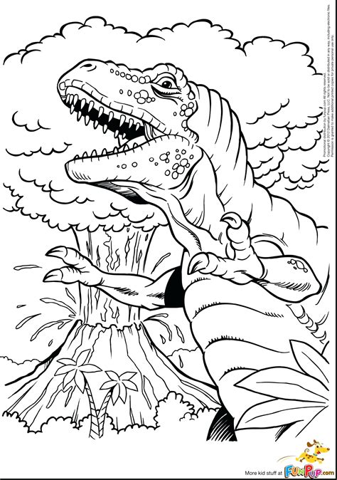 T Rex Dinosaur Coloring Pages At Free Printable