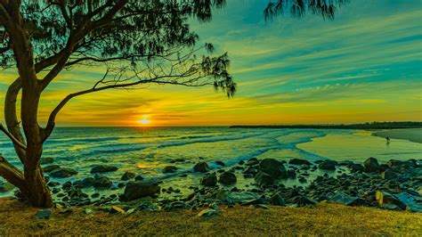 3840x2160 Beautiful Beach Sunset 4k Wallpaper Hd Nature