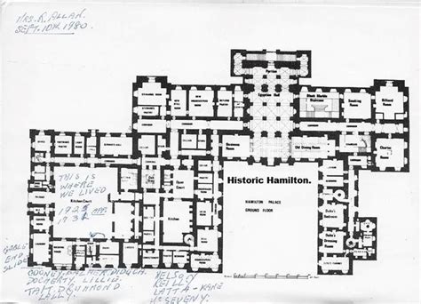 Hamilton Palace Floor Plan Local History Floor Plans How To Plan